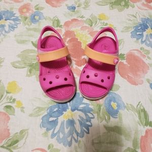 Crocs toddler girl USA size 8
